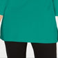 Karen Scott Women's Cotton Boat Neck 3/4 Sleeve Knit Top Green Size XX-Large