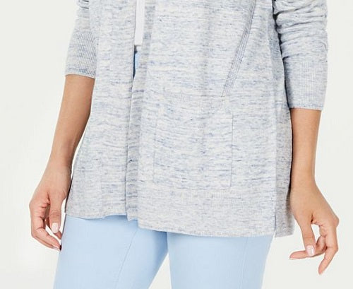 Charter Club Women's Long Sleeve Top Blue Size XX-Large
