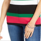 INC International Concepts Women's Striped Sweater Pink Size X-Large