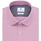 Ryan Seacrest Distinction Men's Ultimate Slim Fit Non Iron Performance Stretch Dobby Check Dress Shirt Pink Size 15.5X32-33