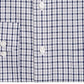 Club Room Men's Classic Regular Fit Gingham Check Performance Dress Shirt Grey Size 32X33