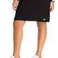 Michael Kors Women's Plus Racing Stripe Hoodie Dress Black Size 3X
