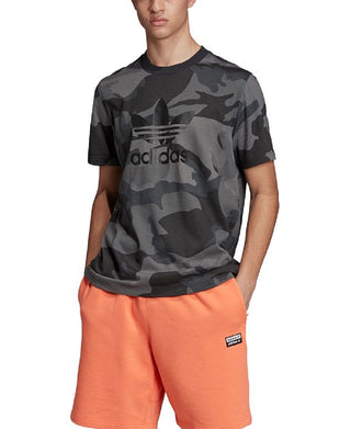 adidas Men's Camo T-Shirt Gray Size Small