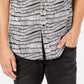 INC International Concepts Men's Chambray Button up Shirt Black Size Small