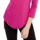 INC International Concepts Women's Cutout Detail Top Pink Size XX-Large
