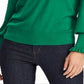 Ralph Lauren Women's Button Cuff Long Sleeve Sweater Green Size Small