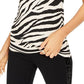 INC International Concepts Women's Sleeveless Scoop Neck Tank Top Brown Size Small