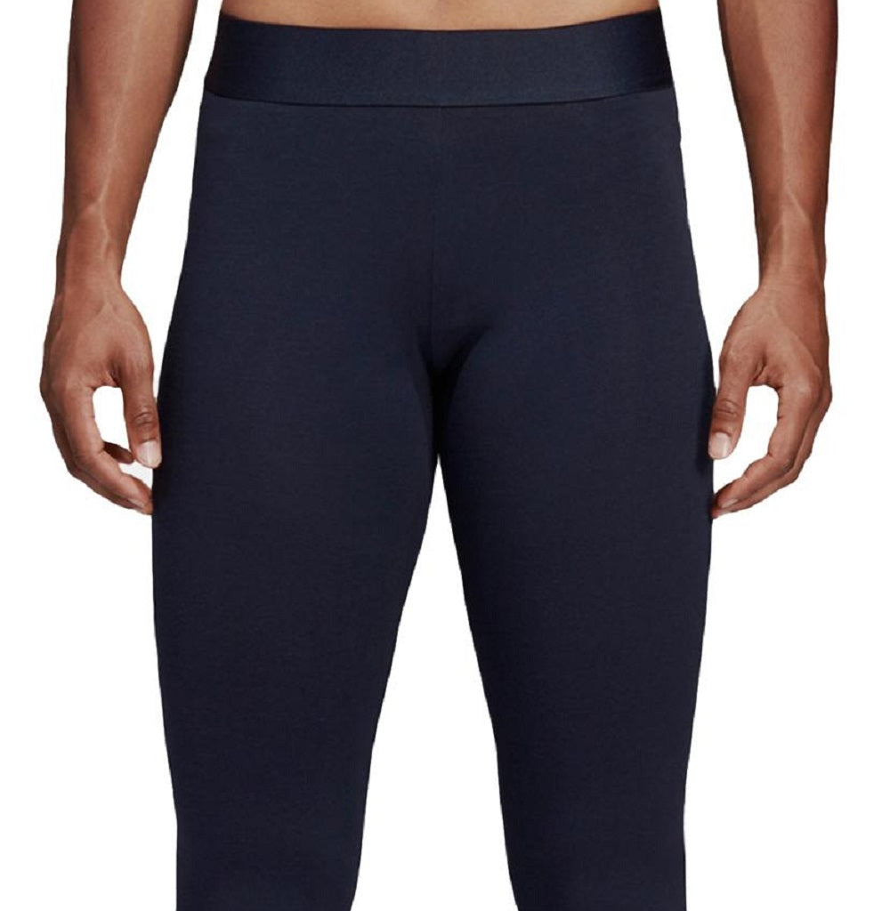adidas Women's Must Have Logo Leggings Blue Size Medium