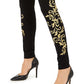INC International Concepts Women's Embroidered Skinny Pants Black Size 6 Petite