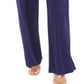 Bar III Women's Tie Wide Leg Pants Blue Size XX-Small