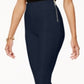 INC International Concepts Women's High Rise Double Zipper Skinny Pants Blue Size 2