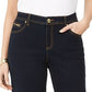 INC Iternational Concepts Women's Curvy Fit Tikglo Cuffed Denim Shorts Blue Size 2