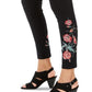 Style & Co Women's Embroidered Pull-on Leggings Black Size XS