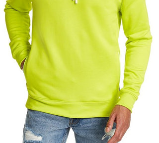 Guess Men's Logo Hoodie Green Size Small