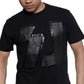 Sean John Men's Faux Snakeskin T-Shirt - Jet Black Size 2XLRG