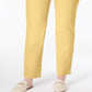 Charter Club Women's Plus Cambridge Tummy Control Pull on Pants Yellow Size 18W
