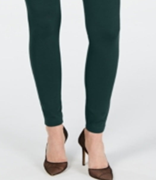 INC Iternational Concepts Women's Seamless Leggings Green Size 10 Petite