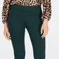 INC Iternational Concepts Women's Seamless Leggings Green Size 14 Petite