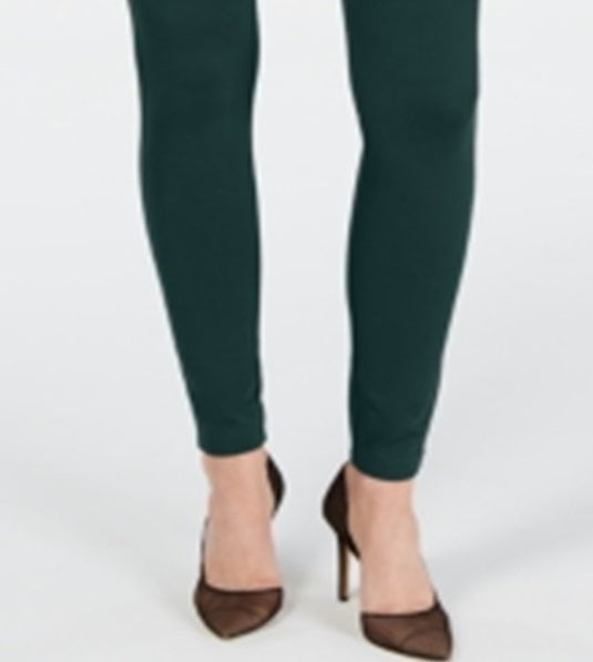 INC Iternational Concepts Women's Seamless Leggings Green Size 14 Petite