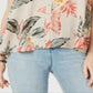 Style & Co Women's Printed Sleeveless High Low Swing Top Brown Size X-Small