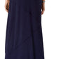 Style & Co Women's Skirt Petite Maxi Exposed Seam Blue Size Petite X-Large