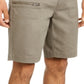INC International Concepts Men's Ollie Zipper Shorts Brown Size 34
