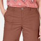 Style & Co Women's  Double-Pocket Cuffed Shorts Red Size 10
