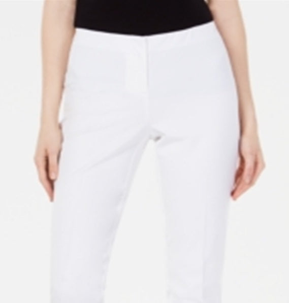 Alfani Women's Bi Stretch Hollywood Skinny Pants White Size 14 Petite