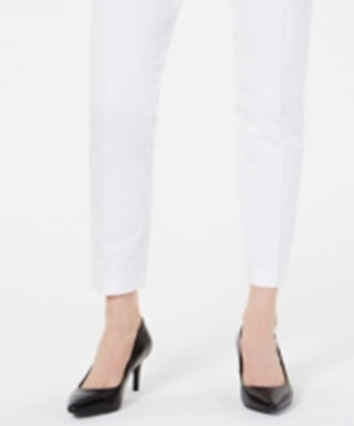 Alfani Women's Bi Stretch Hollywood Skinny Pants White Size 14 Petite