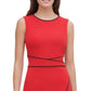 Tommy Hilfiger Women's Sleeveless Above the Knee Dress Red Size 12