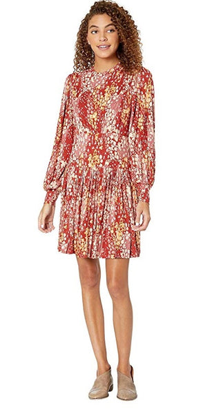 Free People Women's Heartbeats Mini Dress Red Size Small