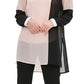 Calvin Klein Women's Colorblock Long Sleeve Top Pink Size Medium