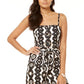 INC Iternational Concepts Women's Smocked Bodice Jumpsuit Gray Size Small