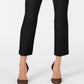INC Iternational Concepts Women's Slim Leg Mid Rise Ankle Pants Black Size 2