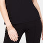 INC International Concepts Women's  Illusion Halter-Neck Top Black Size XL
