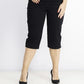 Style & Co Women's Avery Pull on Skimmer Jeans Black Size Medium