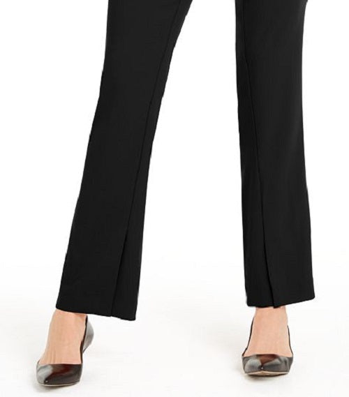 Alfani Women's Solid Boot Cut Pants Black Size 14