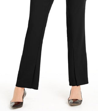 Alfani Women's Solid Boot Cut Pants Black Size 14