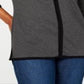 Karen Scott Womens Heather Raglan Keyhole Blouse Gray Size X-Small
