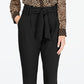 INC Iternational Concepts Women's Paperbag Waist Pants Black Size 6 Petite