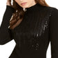 INC Iternational Concepts Women's Sequined Sweater Black Size Petite XL