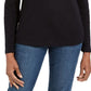 Karen Scott Women's Holiday Dog Graphic Shirt Black Size Petite L