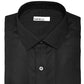 Bar III Men's Slim Fit Stretch Easy Care Textural Solid Dress Shirt Black Size M