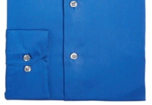 Alfani Men's Solid Classic Regular Fit Dress Shirt Blue Size 2XL