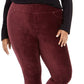 Style & Co Women's Plus Corduroy Leggings Purple Size 0X