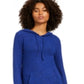Ideology Women's  Mushy-Knit Hoodie  Blue Size 2XL