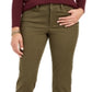 Charter Club Women's Lexington Straight Leg Jeans Green Size 10