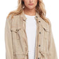Karen Kane Women's Cargo Jacket Brown Size Large