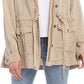 Karen Kane Women's Cargo Jacket Brown Size Large