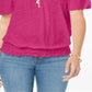 Style & Co Women's Convertible Off the Shoulder Top Pink Size Medium